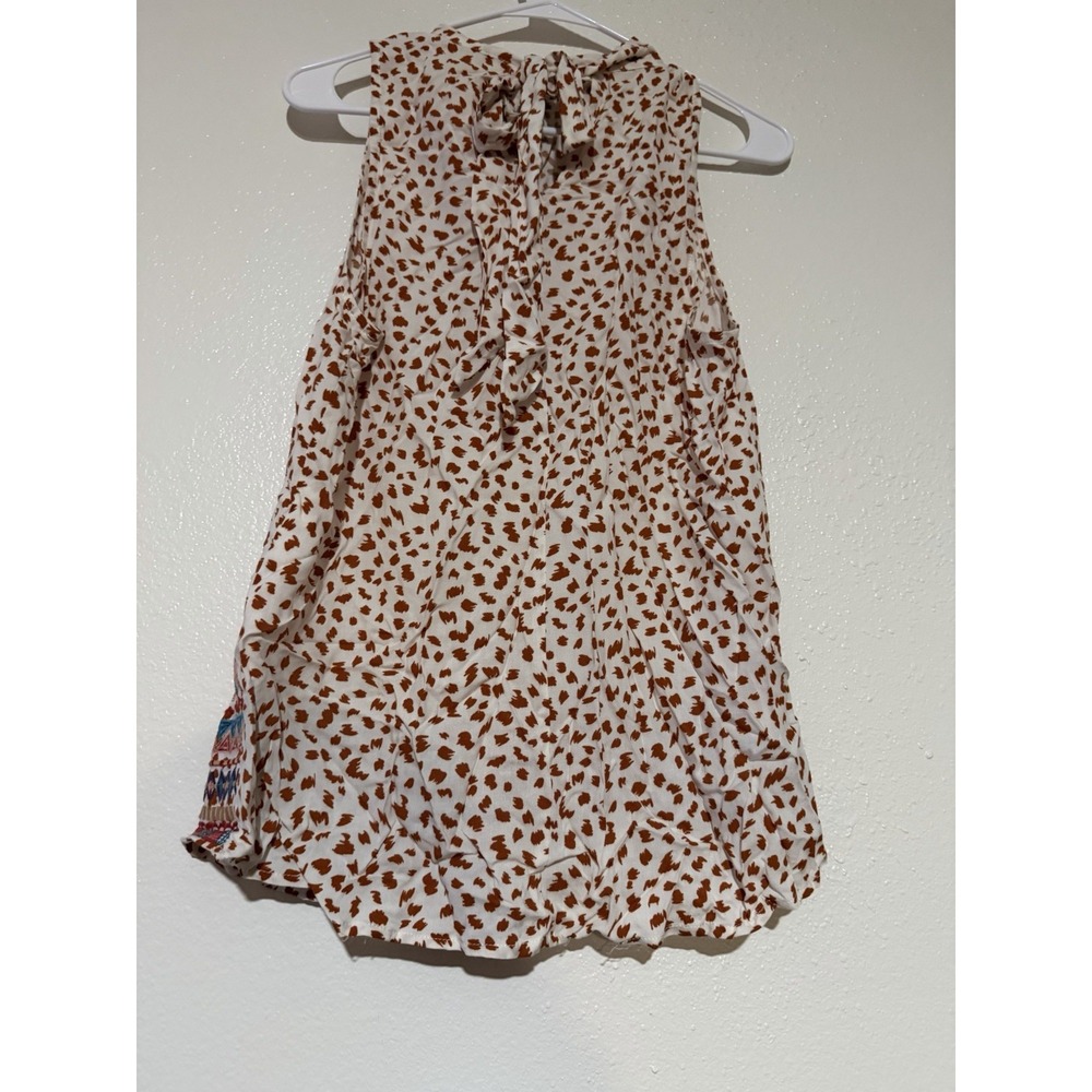 Savannah Jane Sleeveless  Embroidered Blouse Women's Size Small‎ - Picture 6 of 10